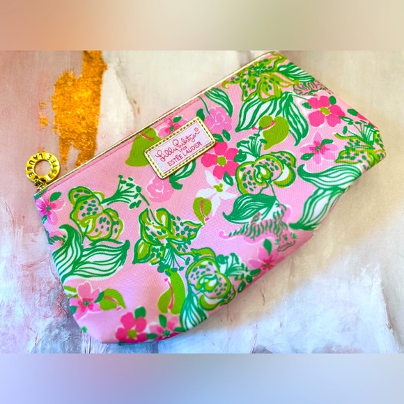 Lilly Pulitzer for Estee Lauder makeup bag. - Picture 1 of 7
